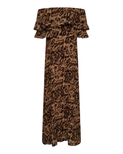 Copenhagen Muse naisten mekko Kira Dress, ruskea kuosi