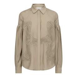 Copenhagen muse naisten paitapusero, MOLLY SHIRT Vaaleanvihreä