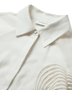 Copenhagen Muse naisten paitapusero Molly Shirt, valkoinen