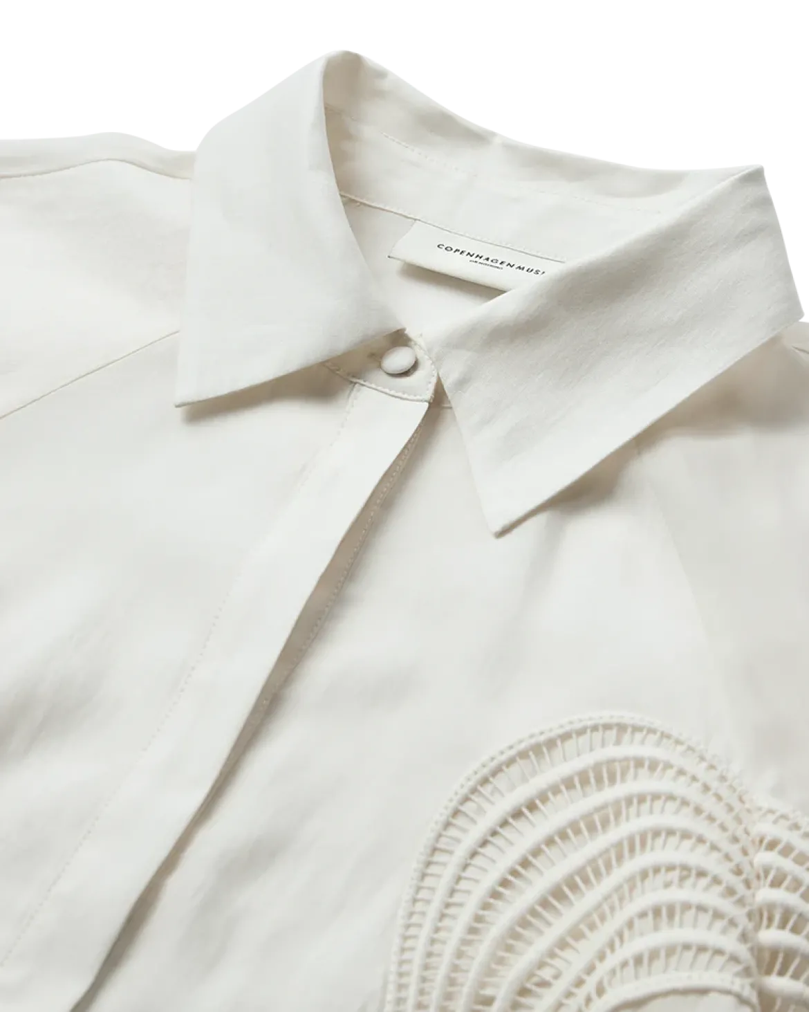 Copenhagen Muse naisten paitapusero Molly Shirt, valkoinen