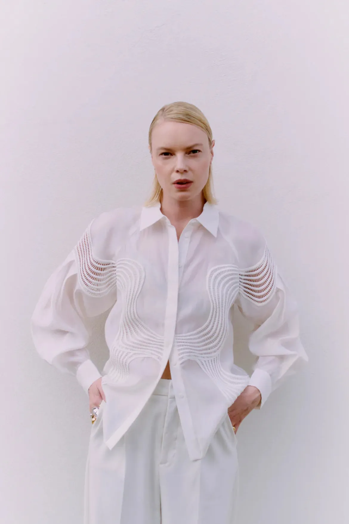 Copenhagen Muse naisten paitapusero Molly Shirt, valkoinen