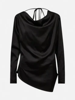 Copenhagen Muse naisten pusero Merryshine Blouse, musta