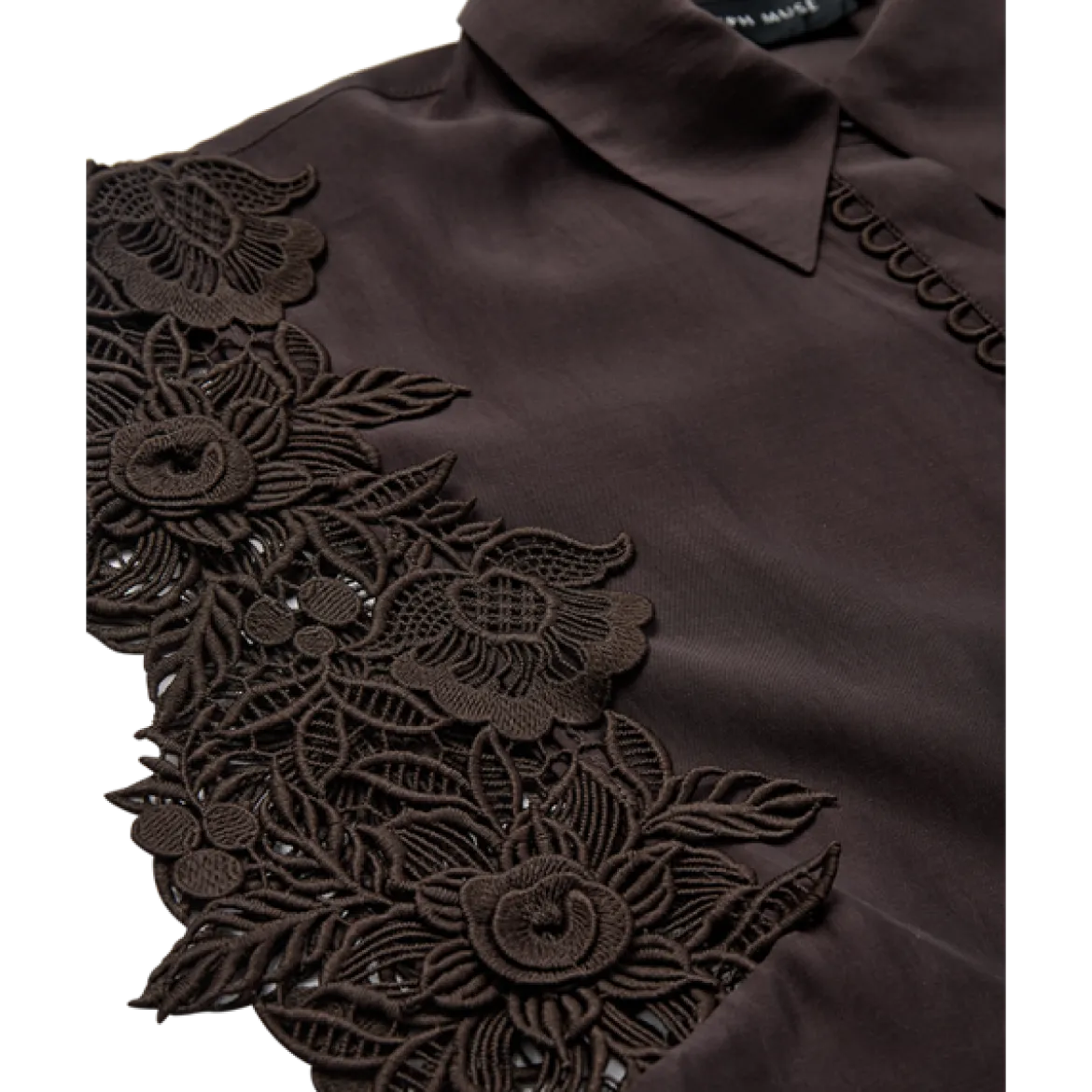 Copenhagen Muse naisten pusero Molly Shirt, tummanruskea