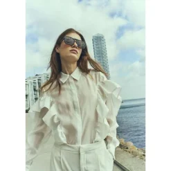 Copenhagen Muse naisten pusero Molly Shirt, valkoinen