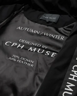 Copenhagen Muse naisten takki Micco Hat Coat, musta