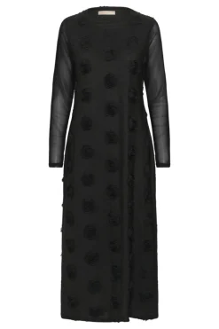 Culture Mascha Mesh Dress, musta