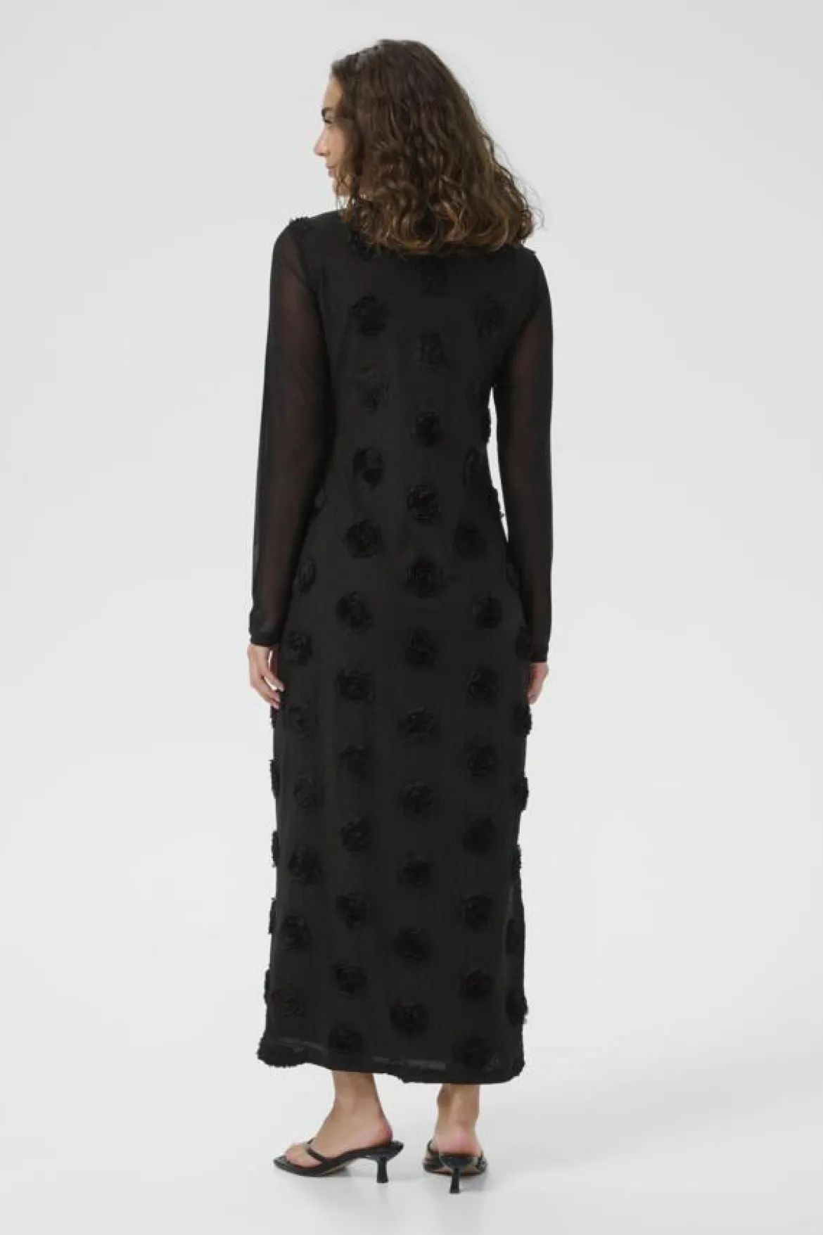 Culture Mascha Mesh Dress, musta