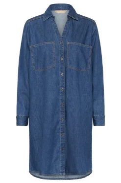 Culture mekko K-CUmola Arpa Dress, Dark Blue Wash
