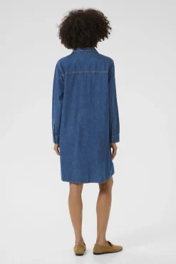 Culture mekko K-CUmola Arpa Dress, Dark Blue Wash