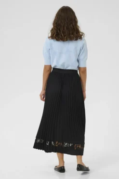 Culture naisten hame CUSIGGY BETTY LACE SKIRT, musta