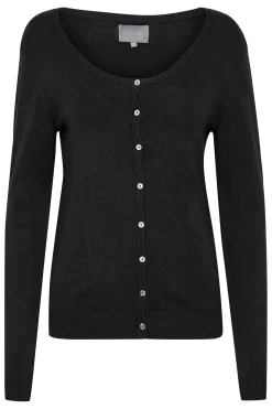 Culture neuletakki, CUANNEMARIE KNIT CARDIGAN Musta