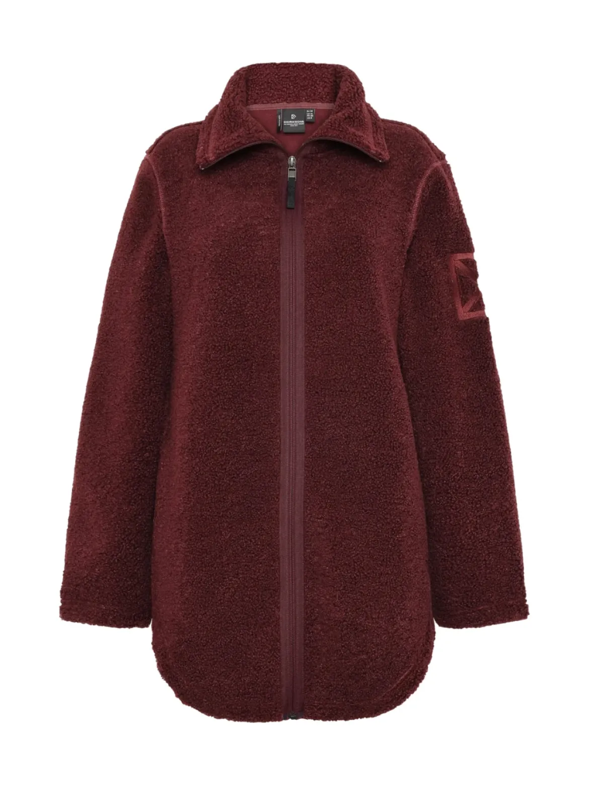 Didriksons naisten fleece, UMI WNS FZ 3 Viininpunainen