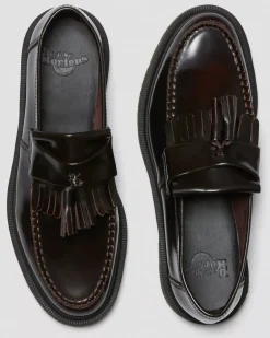 Dr. Martens miesten loaferit Adrian Tassel Loafer Cherry Red Arcadia, viininpunainen