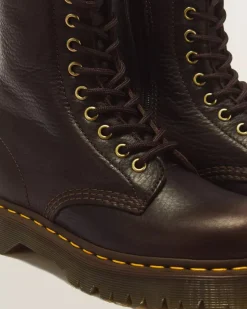Dr. Martens naisten maiharit 1BB Bex Brown Leather High, tummanruskea