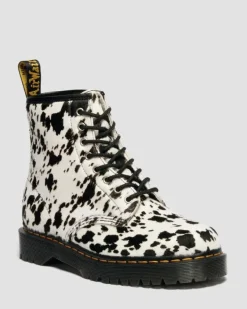 Dr. Martens naisten maiharit 1460 Bex 8 Eye Boot Cream+Black, mustavalkoinen