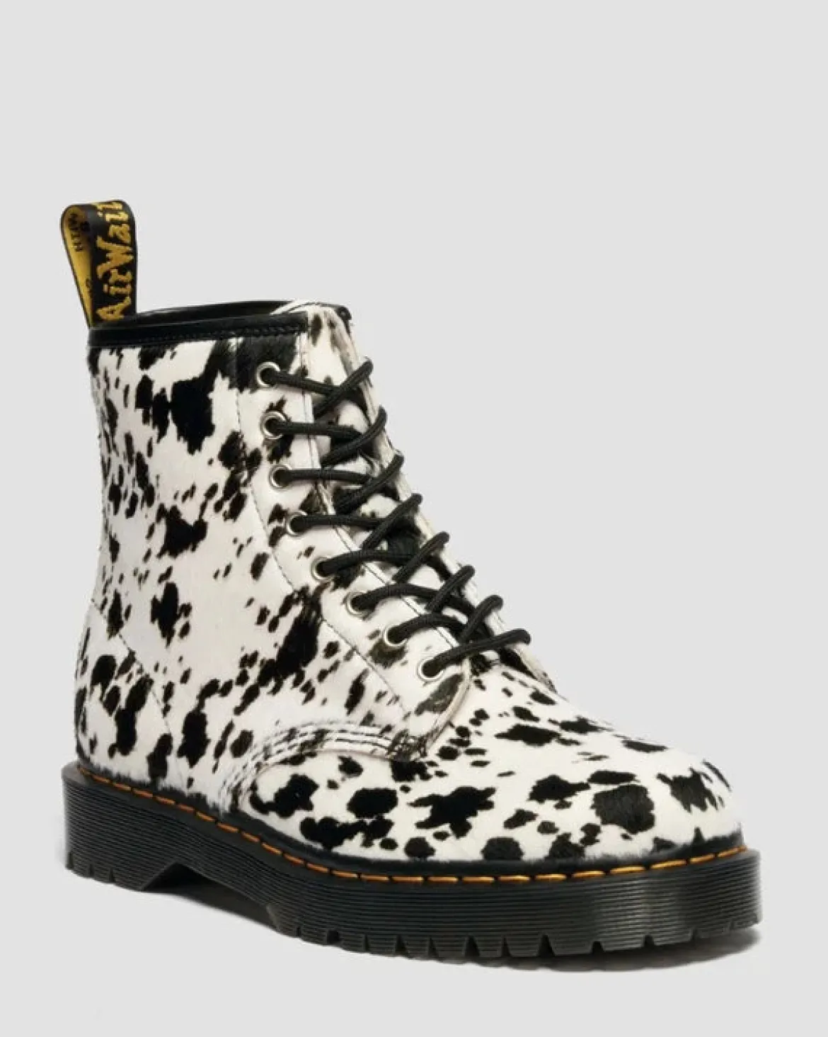 Dr. Martens naisten maiharit 1460 Bex 8 Eye Boot Cream+Black, mustavalkoinen