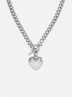 Edblad kaulakoru, BARLEY NECKLACE MAXI STEEL Hopeanharmaa