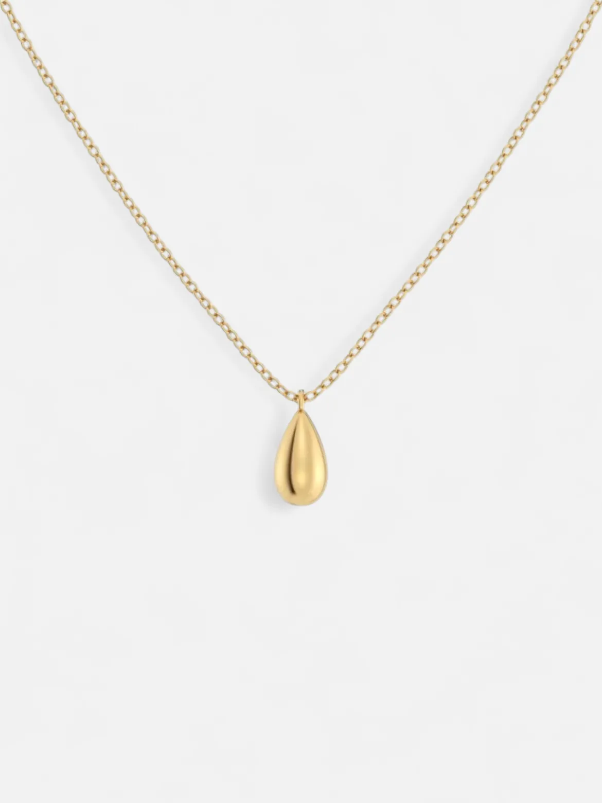 Edblad kaulakoru Drop Mini Necklace Gold, Gold pleated