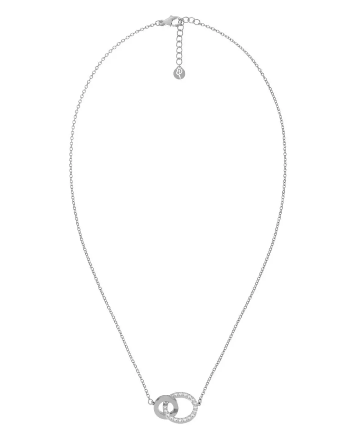 Edblad kaulakoru, ETERNAL ORBIT NECKLACE STEEL Hopeanharmaa