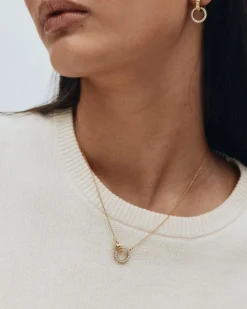 Edblad kaulakoru, ETERNAL ORBIT NECKLACE GOLD Kullankeltainen