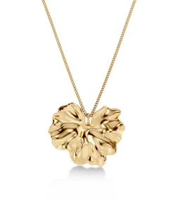 Edblad kaulakoru Gerana Necklace L, Gold pleated