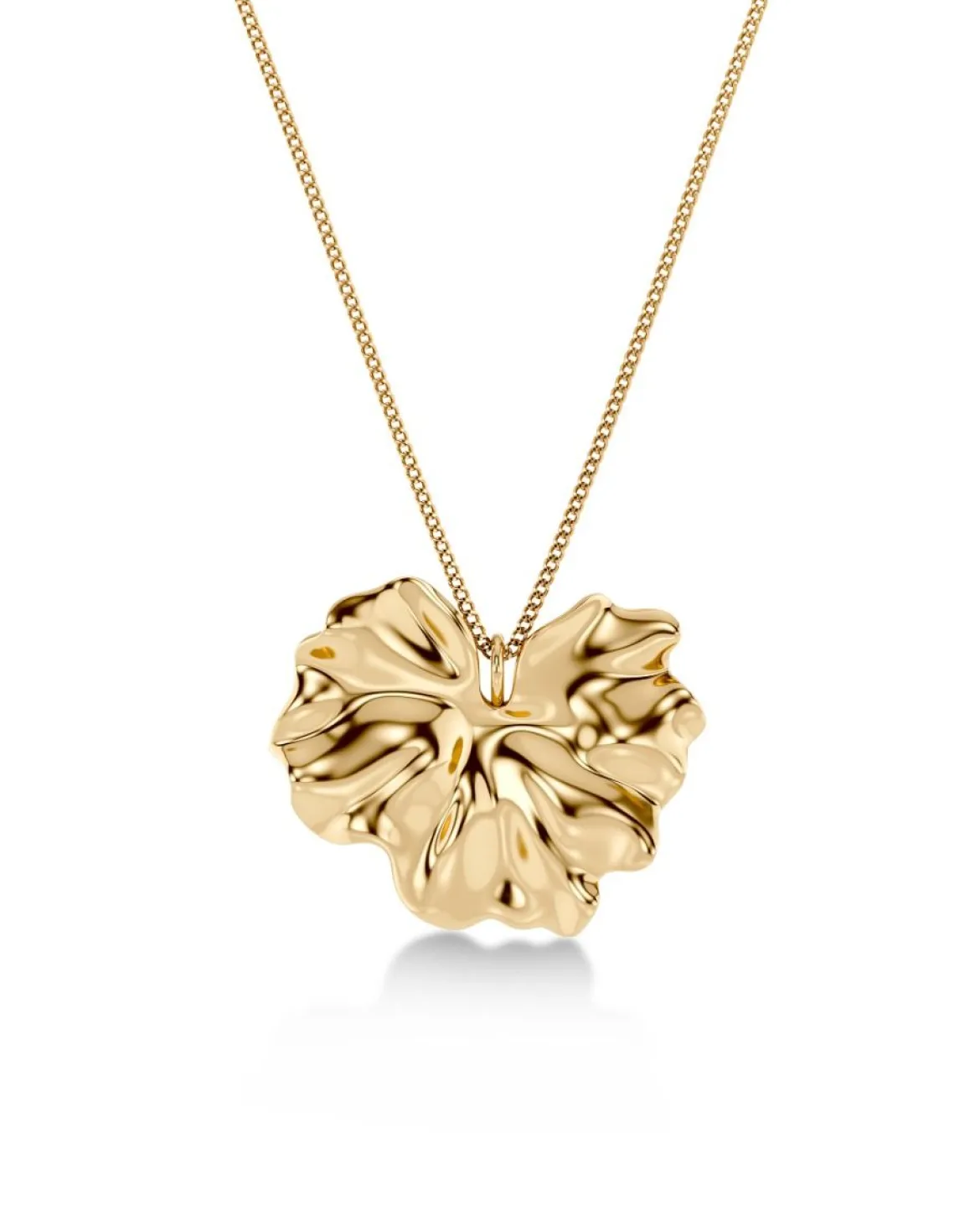 Edblad kaulakoru Gerana Necklace L, Gold pleated