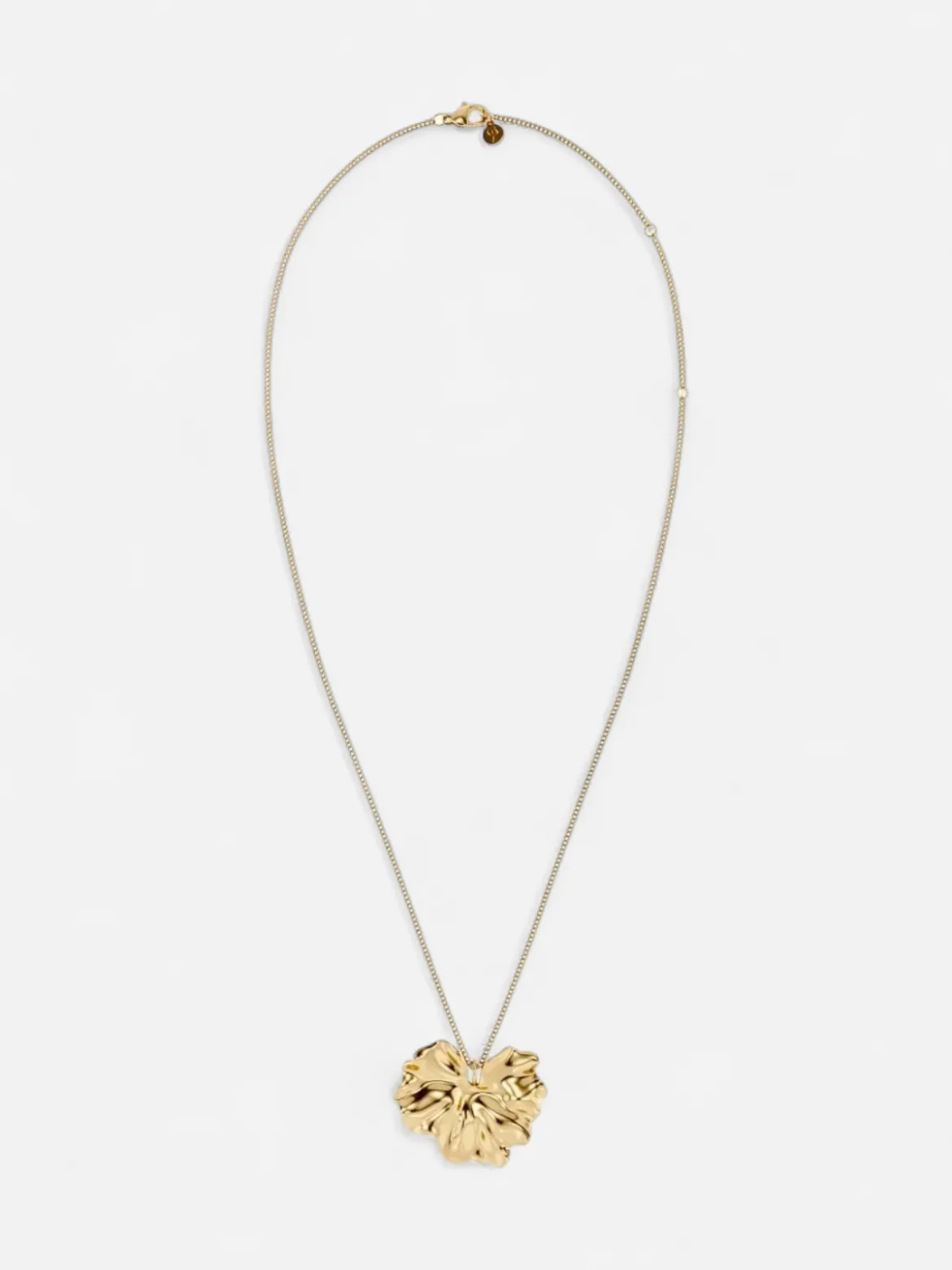 Edblad kaulakoru Gerana Necklace L, Gold pleated
