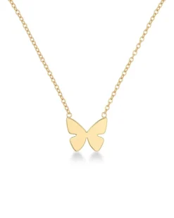 Edblad kaulakoru Papillon Necklace Gold, Gold pleated