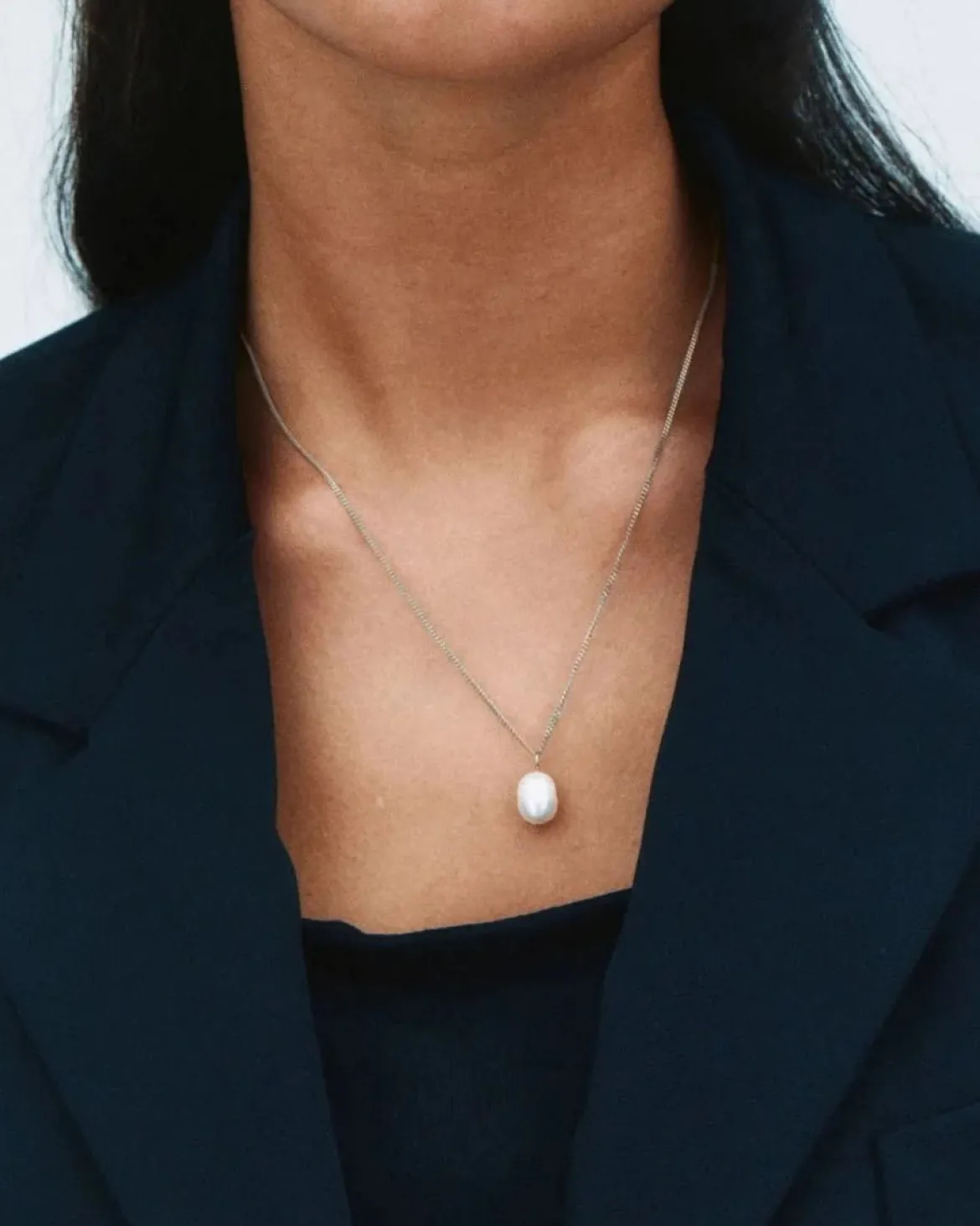 Edblad kaulakoru Perla Necklace L, Silver