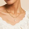 Edblad kaulakoru Rope Chain Necklace Gold, Gold pleated