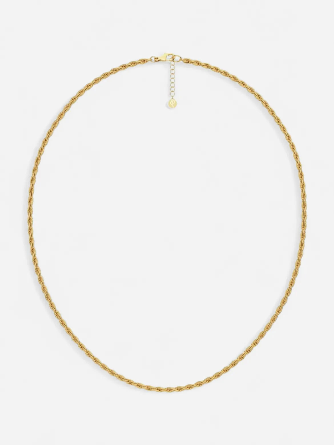 Edblad kaulakoru Rope Chain Necklace Gold, Gold pleated