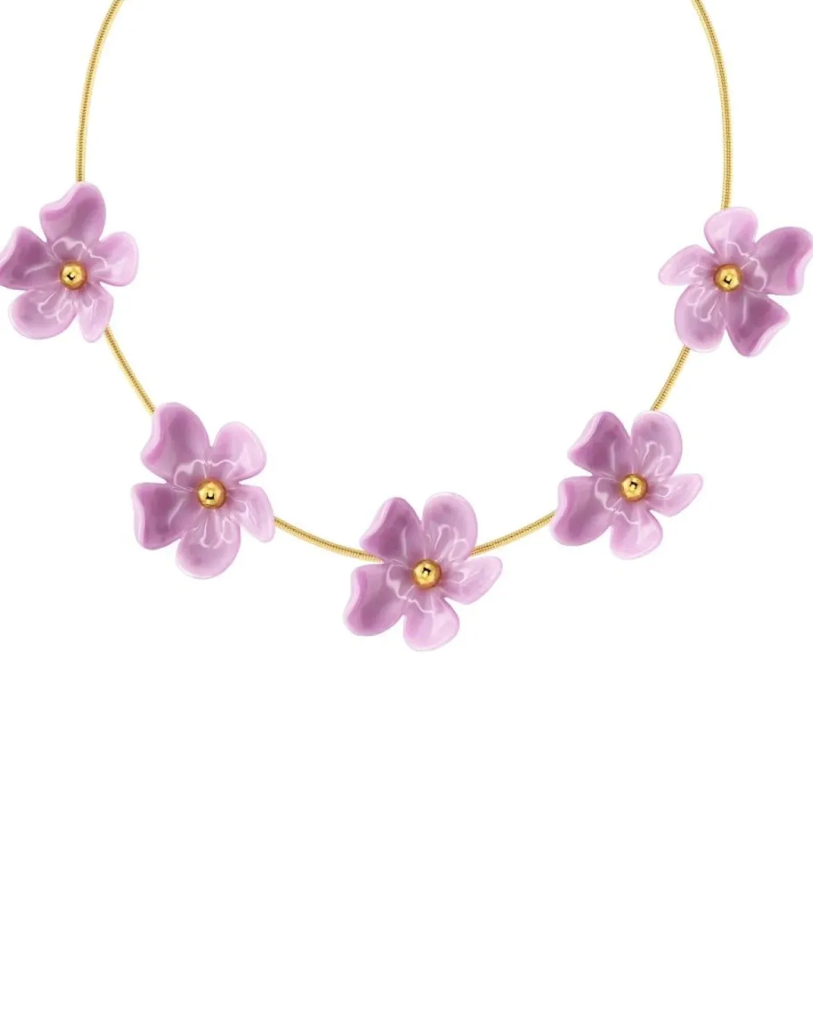 Edblad kaulakoru Wildflower, Gold pleated