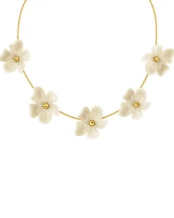 Edblad kaulakoru Wildflower Necklace, Gold pleated
