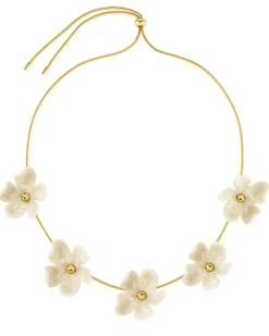 Edblad kaulakoru Wildflower Necklace, Gold pleated