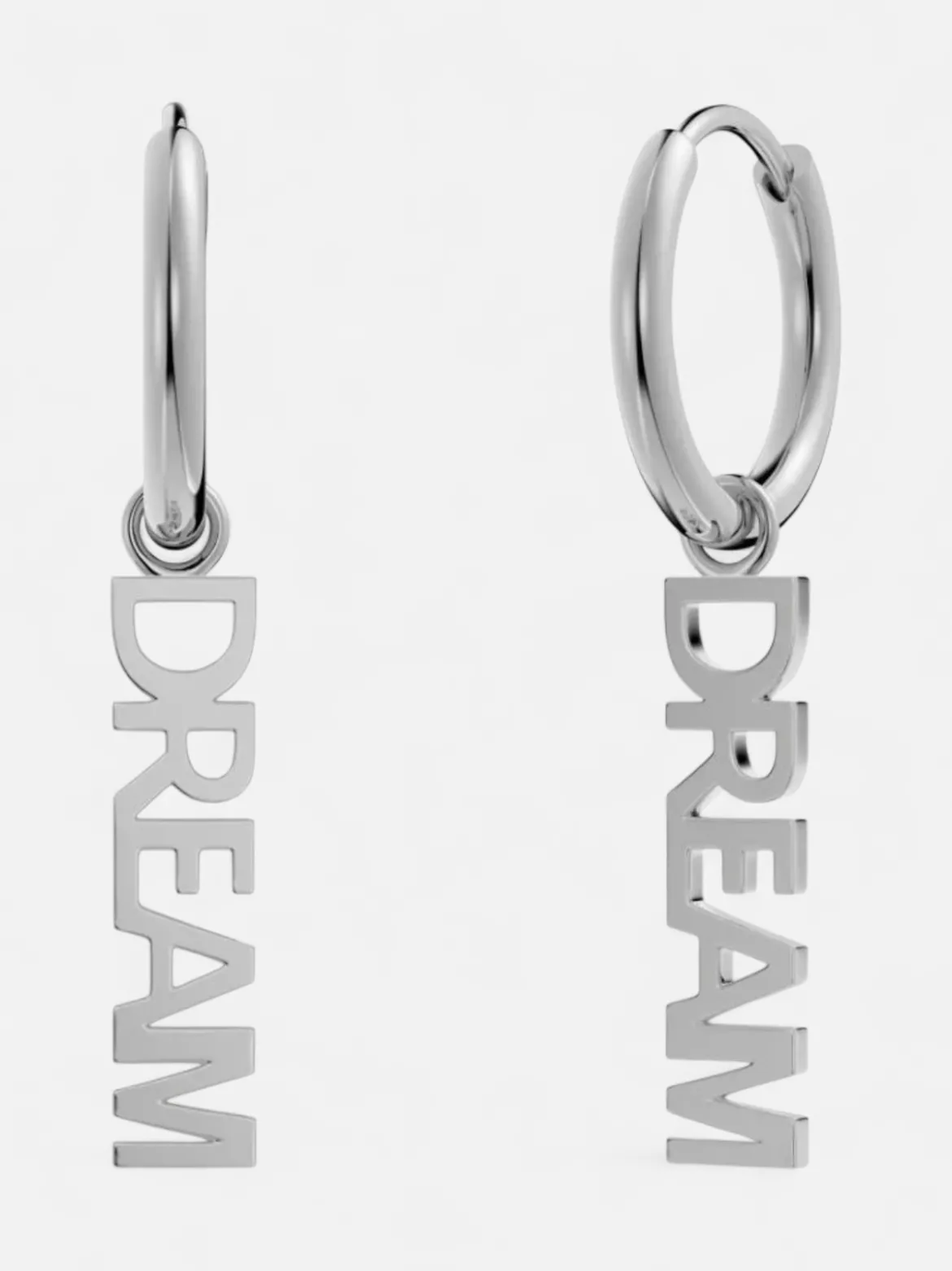Edblad korvakorut Dream Hoops, Hopeanharmaa
