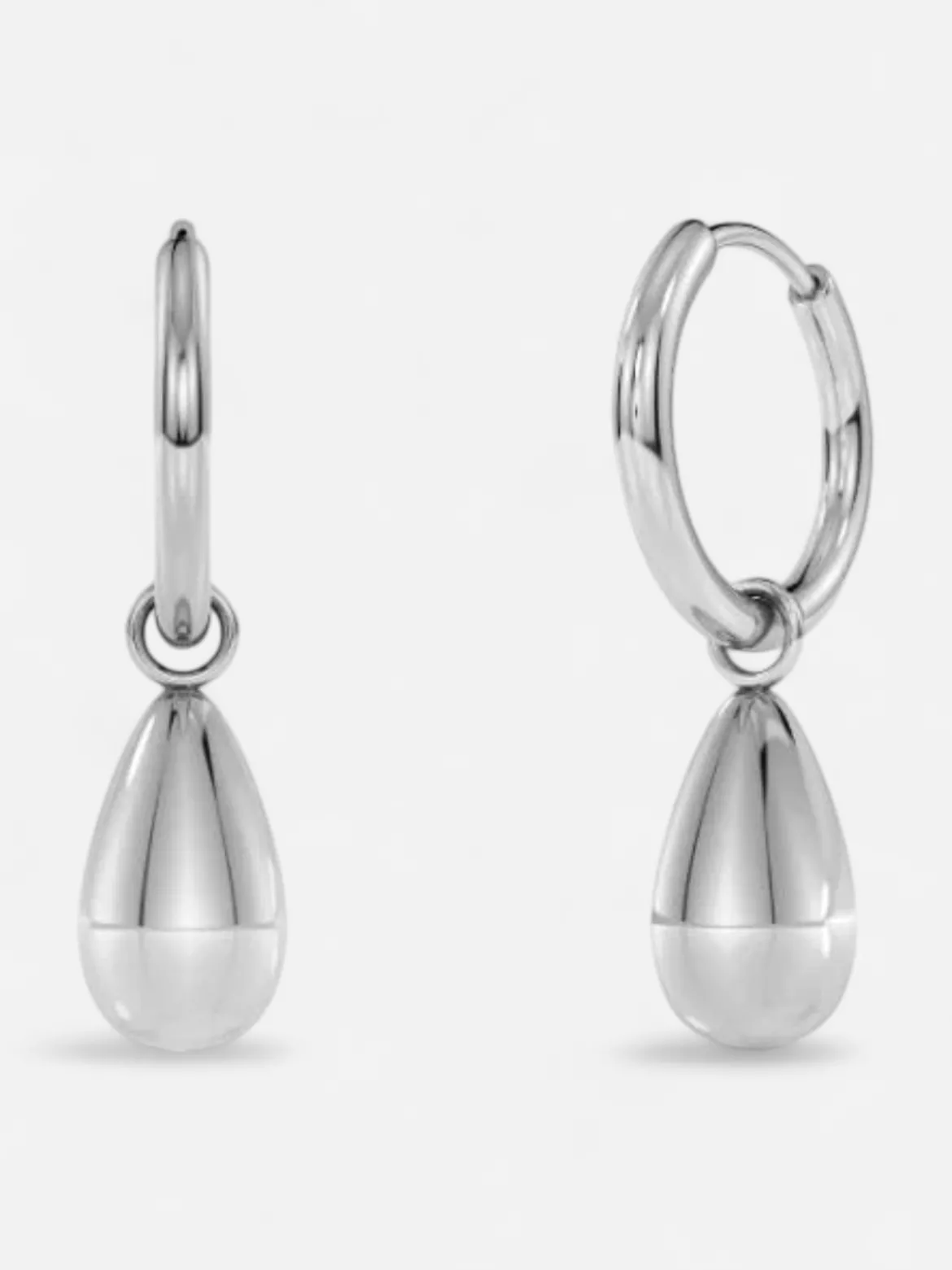 Edblad korvakorut Drop Mini Hoops Steel, Stainless steel
