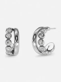 Edblad korvakorut Grace Hoops L Steel, Stainless steel