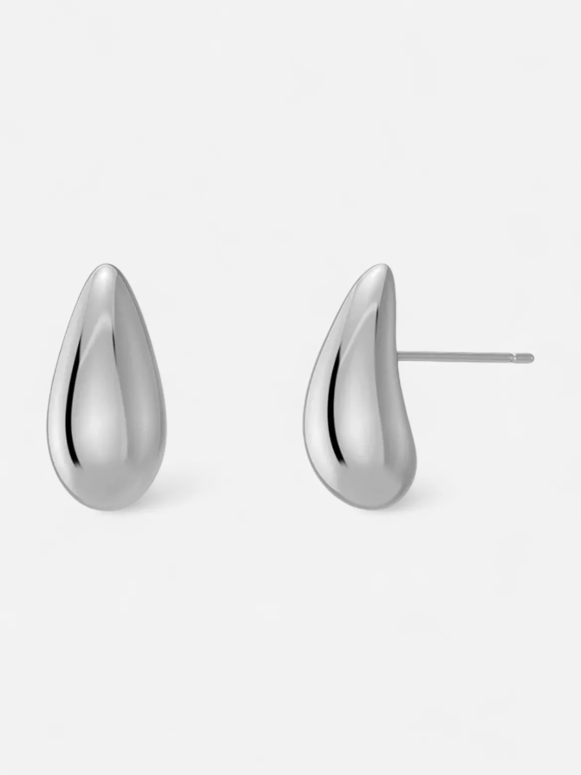 Edblad korvakorut Harmony Studs Steel, Hopeanharmaa
