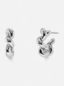 Edblad korvakorut Spiral Hoops S, Stainless steel