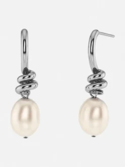 Edblad korvakorut Swivel Earrings Pearl S, Stainless steel