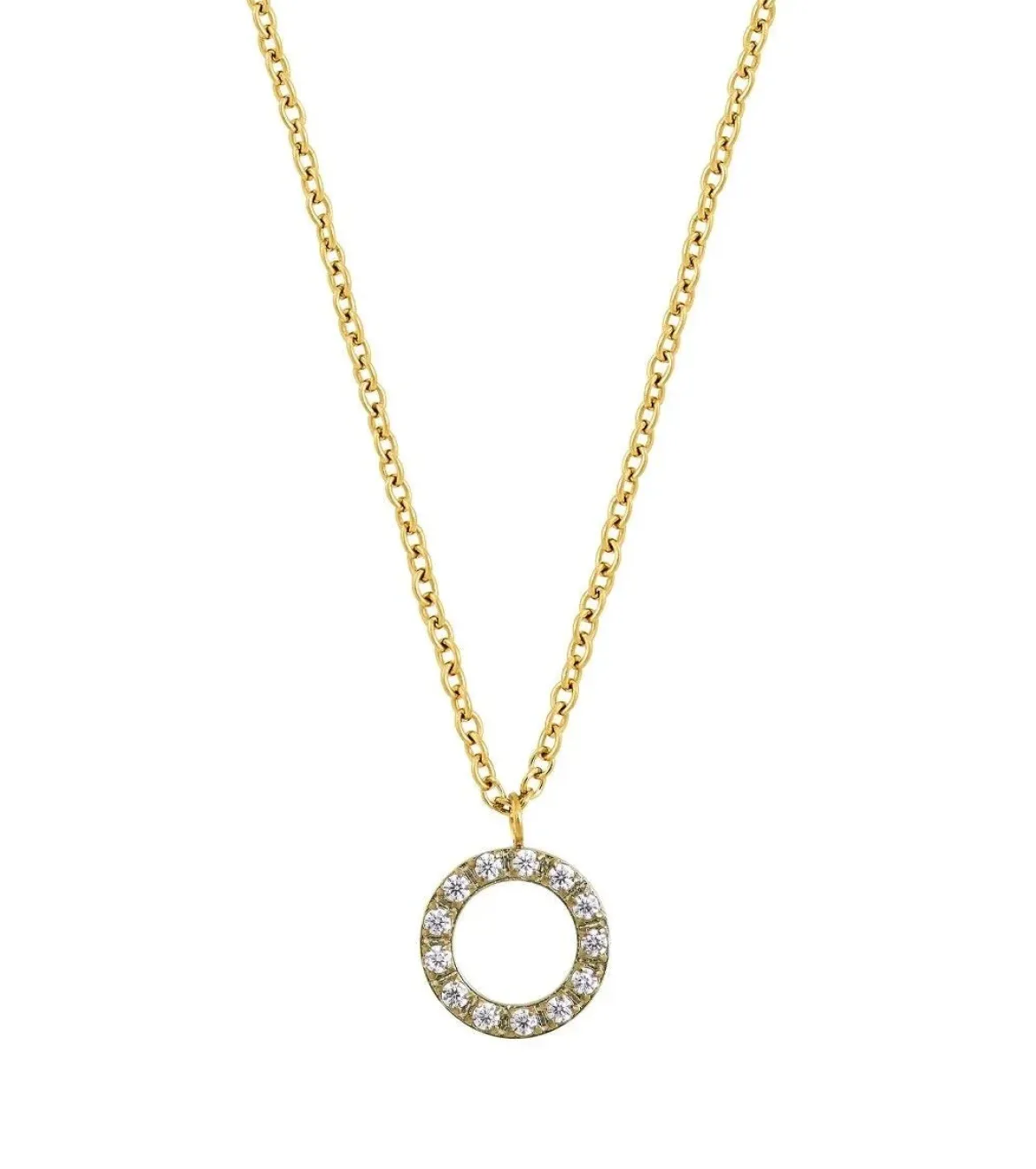 Edblad naisten kaulakoru Glow Necklace Mini, Gold pleated