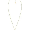 Edblad naisten kaulakoru Perla Necklace L, Gold pleated