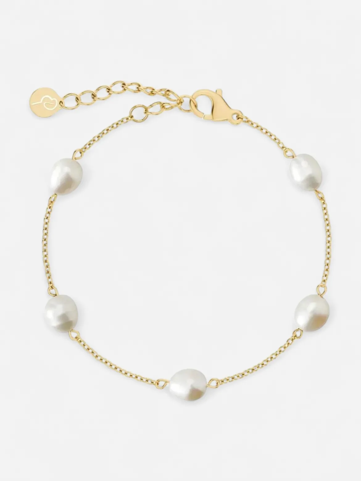 Edblad naisten rannekoru Perla Bracelet Multi, Gold pleated