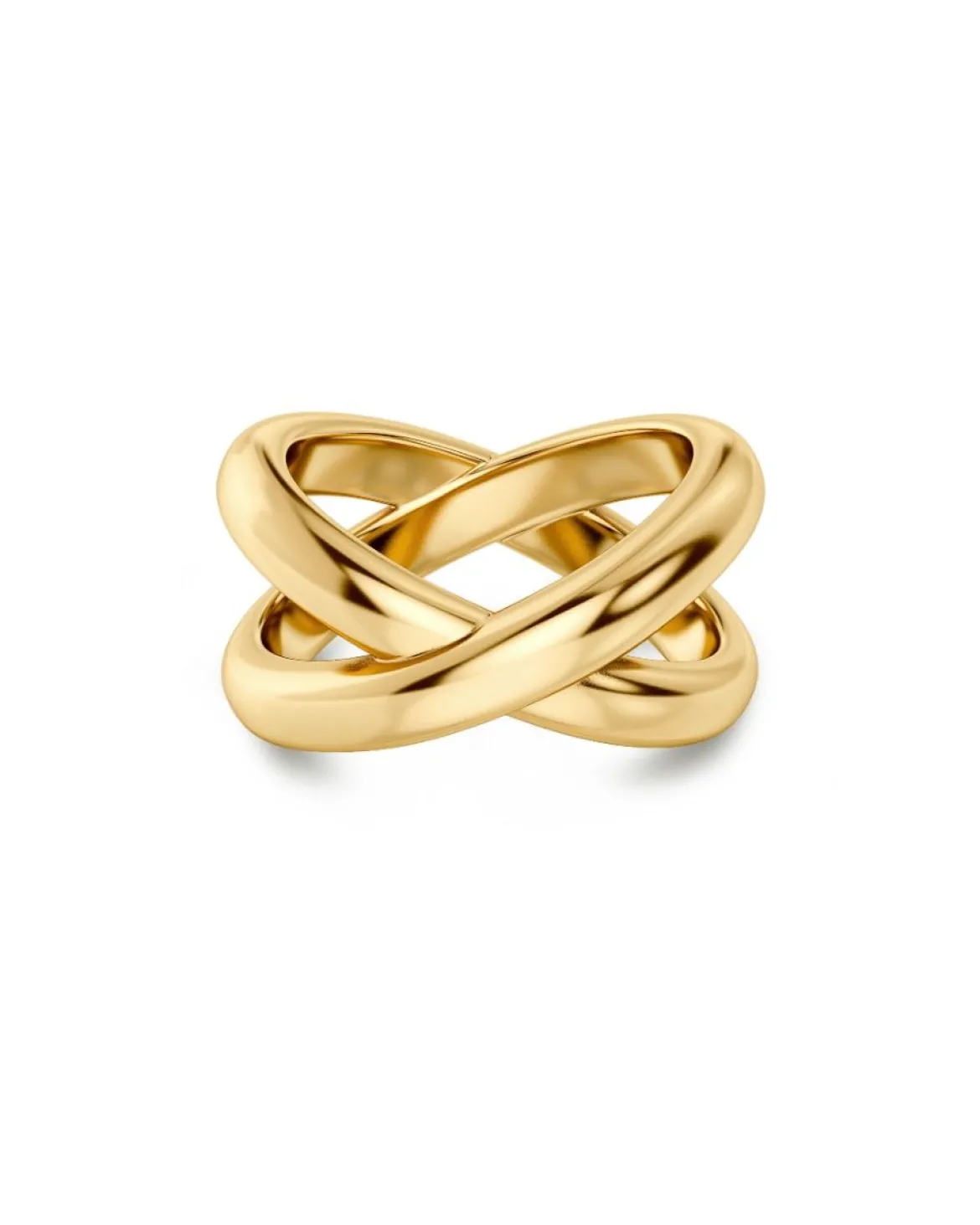 Edblad naisten sormus Alexa Ring L, Gold pleated