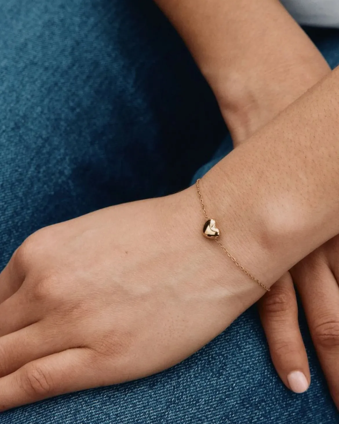 Edblad rannekoru Barley Bracelet Gold, Gold pleated