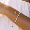 Edblad rannekoru Lucky Bracelet Gold, Gold pleated