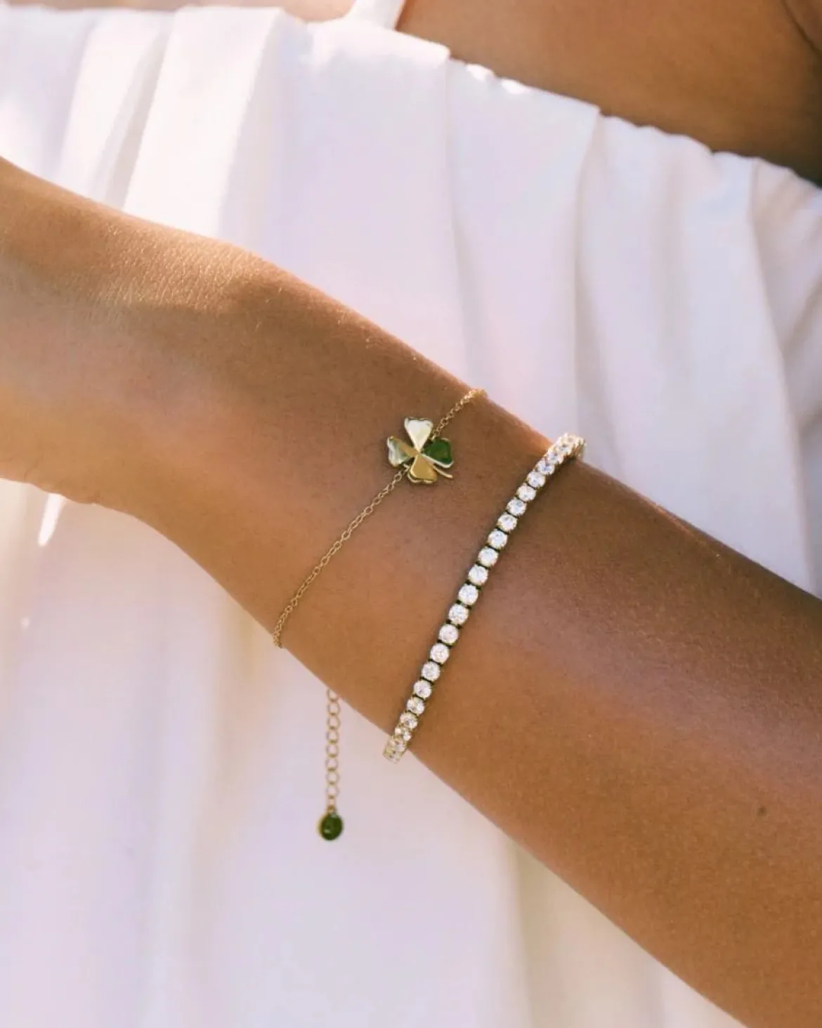 Edblad rannekoru Lucky Bracelet Gold, Gold pleated