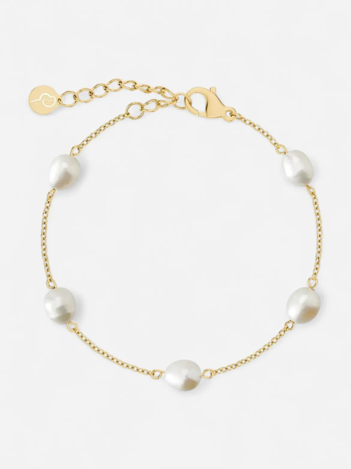 Edblad rannekoru, PERLA BRACELET MULTI STEEL Kullankeltainen
