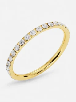 Edblad sormus Glow Ring Mini Gold, Gold pleated