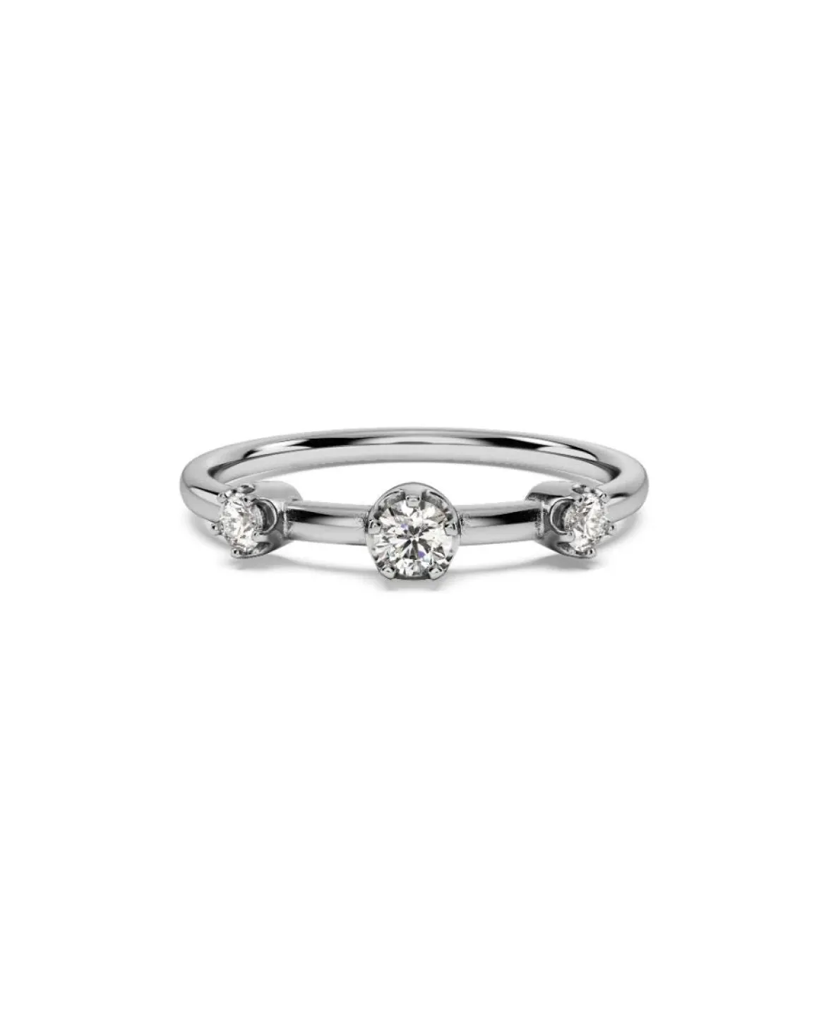 Edblad sormus Teeny Ring Steel, Stainless steel